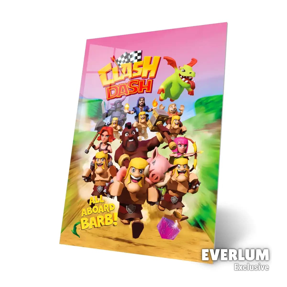 متال پوستر بازی Clash Of Clans کد N202 — تصویر ۳