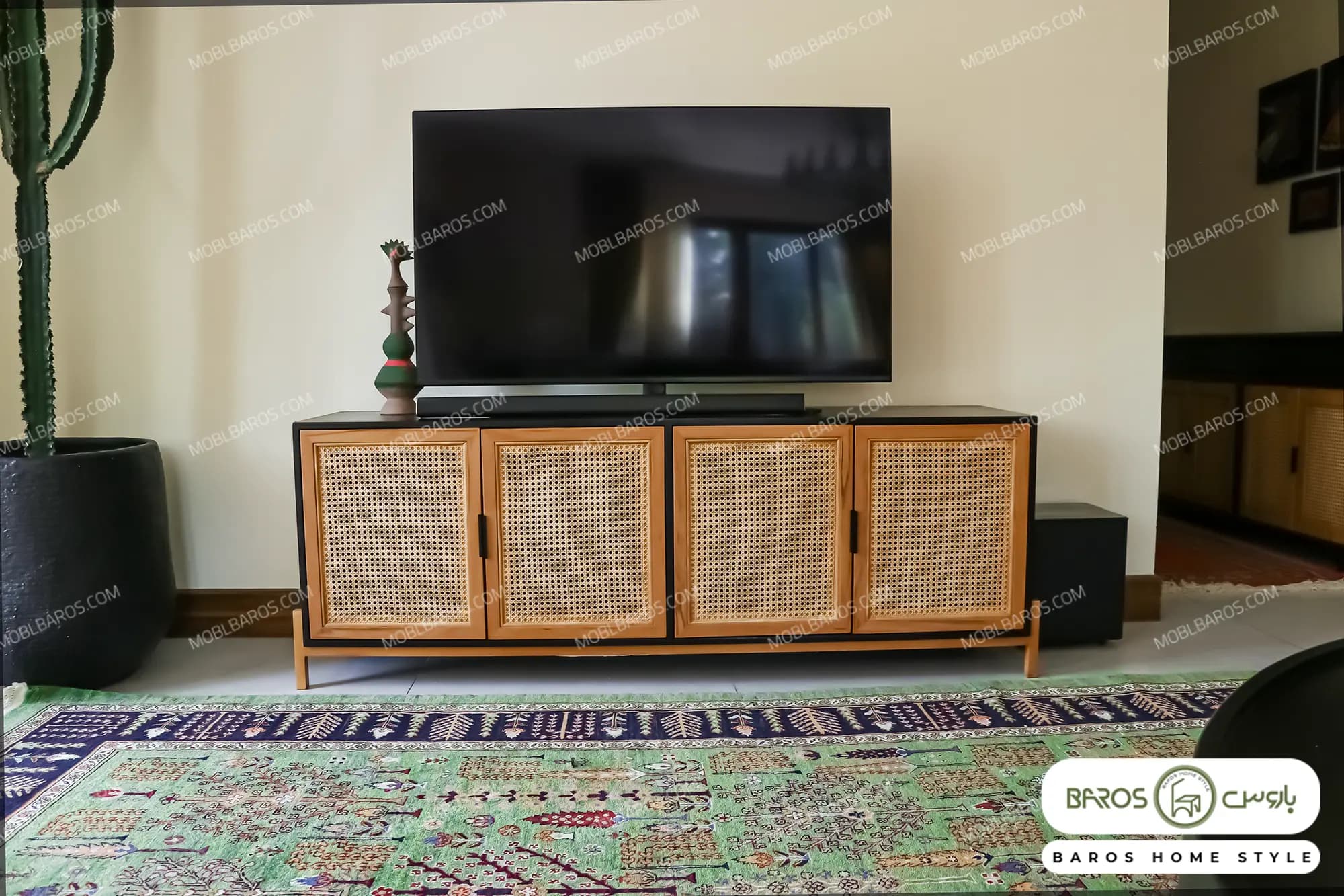 میز تلویزیون حصیری جدید پرنسا