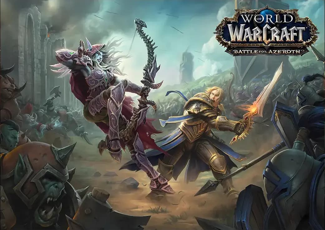متال پوستر بازی World Of Warcraft کد N204