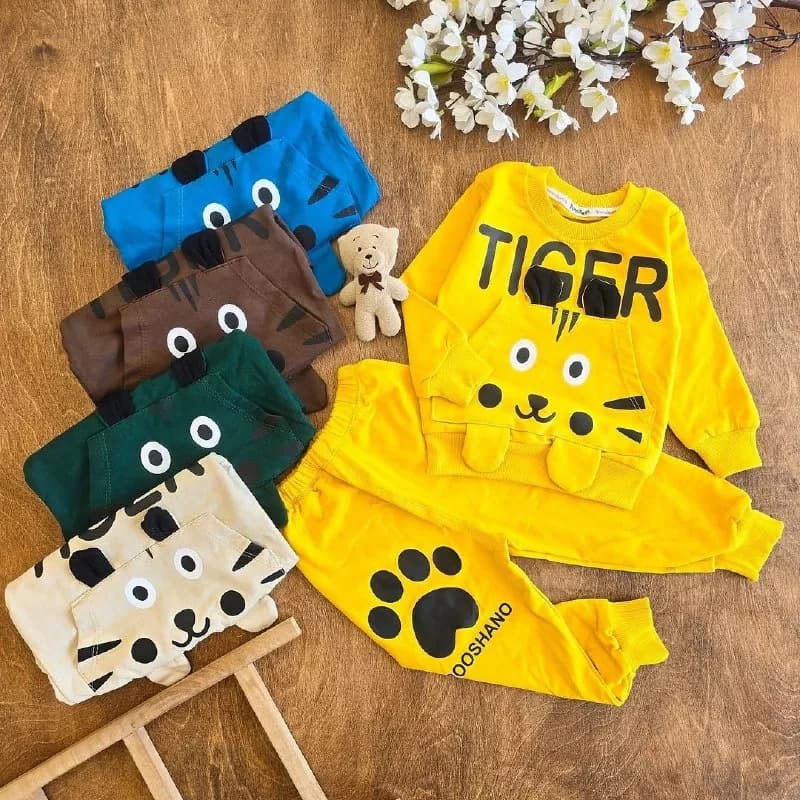 بلوز شلوار تایگر Tiger جیب کانگرویی سایز ۳۵ تا ۴۵ کد ۵۰۶۸ — تصویر ۶