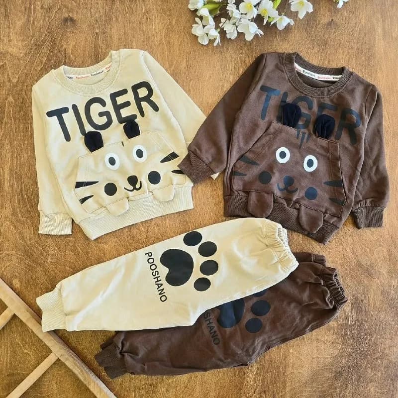 بلوز شلوار تایگر Tiger جیب کانگرویی سایز ۳۵ تا ۴۵ کد ۵۰۶۸ — تصویر ۸
