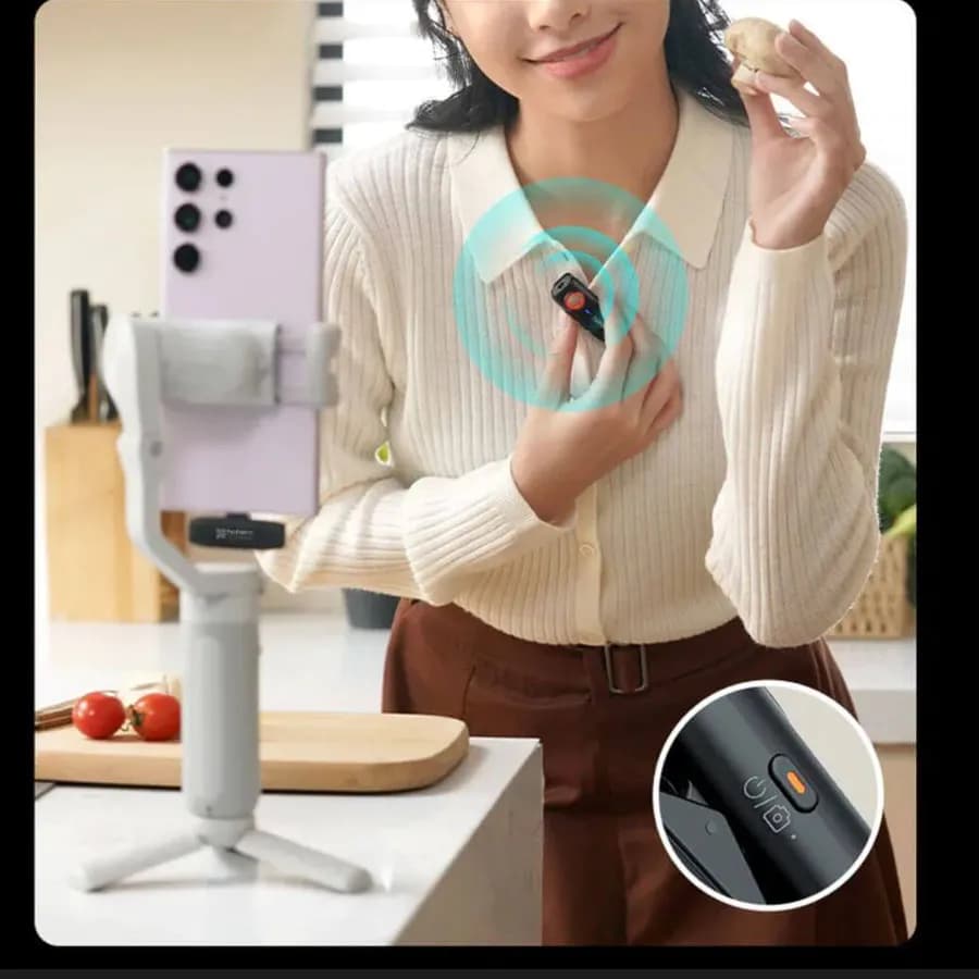 میکروفون بلوتوثی بیسیم Hohem MIC-01 — تصویر ۷