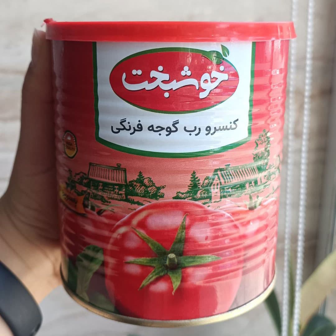 رب گوجه فرنگی خوشبخت 800 گرمی