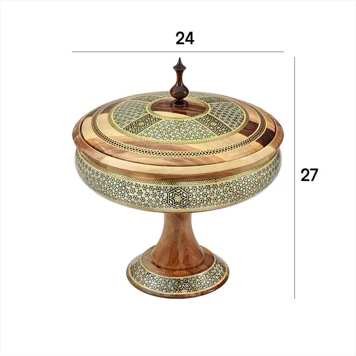 شکلات خوری چوبی 25 خاتم 2025 — تصویر ۳