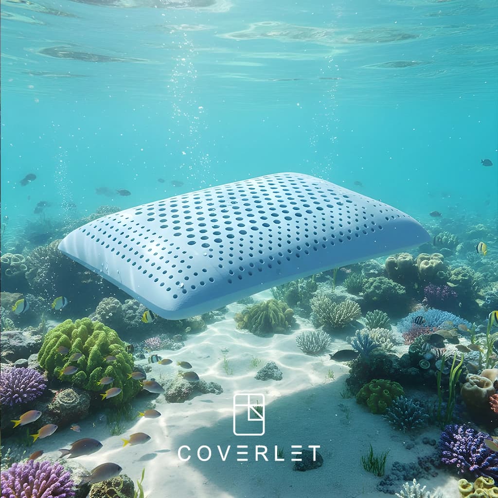 بالش طبی آروماتراپی مموری فوم Ocean Puff | حاوی اسانس نسیم اقیانوس