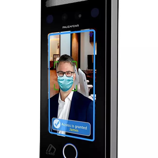 دستگاه حضور و غیاب تشخیص چهره پالیزافزار مدل تیام — تصویر ۲