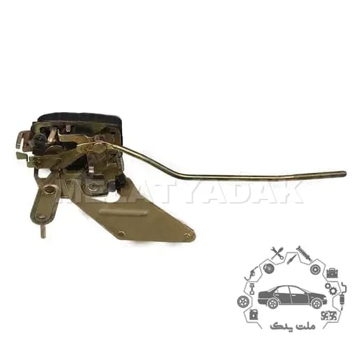 مجموعه قفل مکانیکی درب جلو راست پراید سایپا یدک بدون قفل کن اتوماتیک کد 502938 – 2