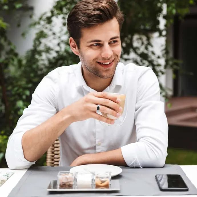 حلقه هوشمند پرودو مدل Porodo Smart Wearble Ring سایز 9 — تصویر ۴
