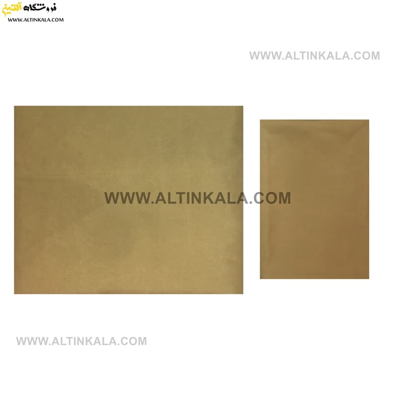 سرویس ملحفه کشدوز یکنفره دوتکه سایز 120×200 ساده رنگ بژ