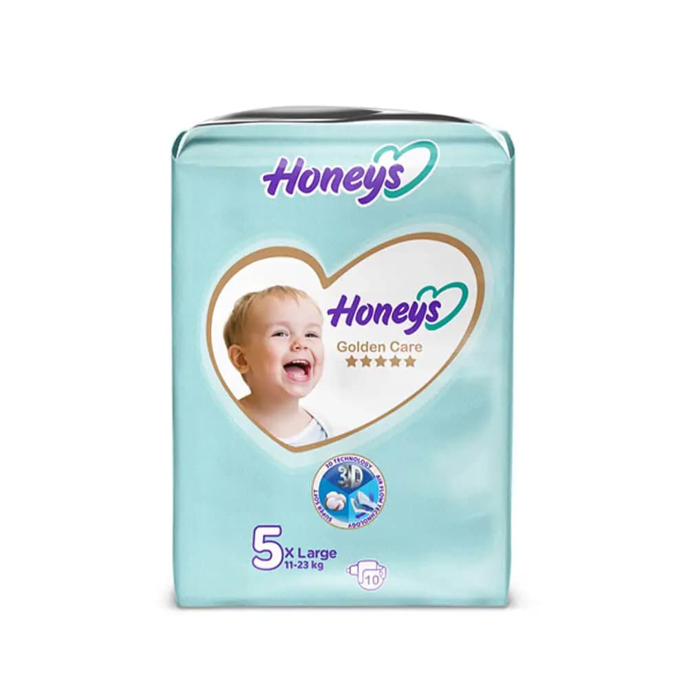 پوشک بچه سایز 5 هانیز Honeys بسته 10 عددی