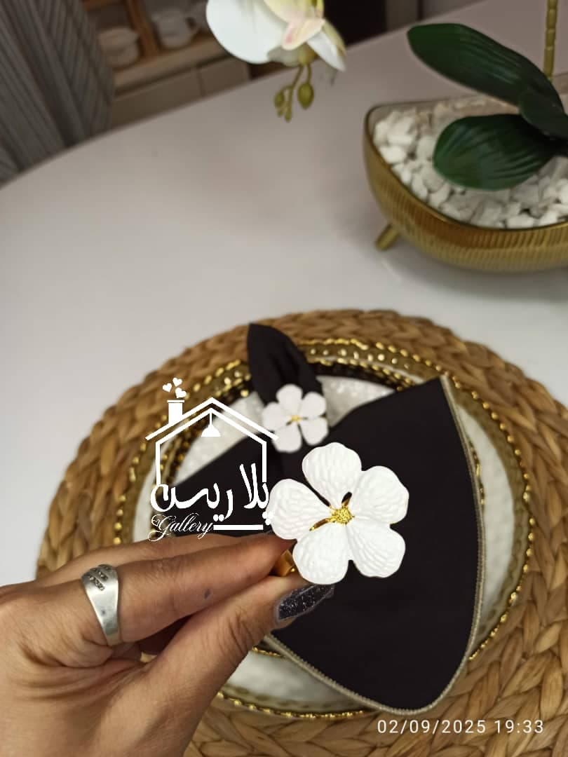 حلقه دستمال شکوفه گیلاس 30056 — تصویر ۳