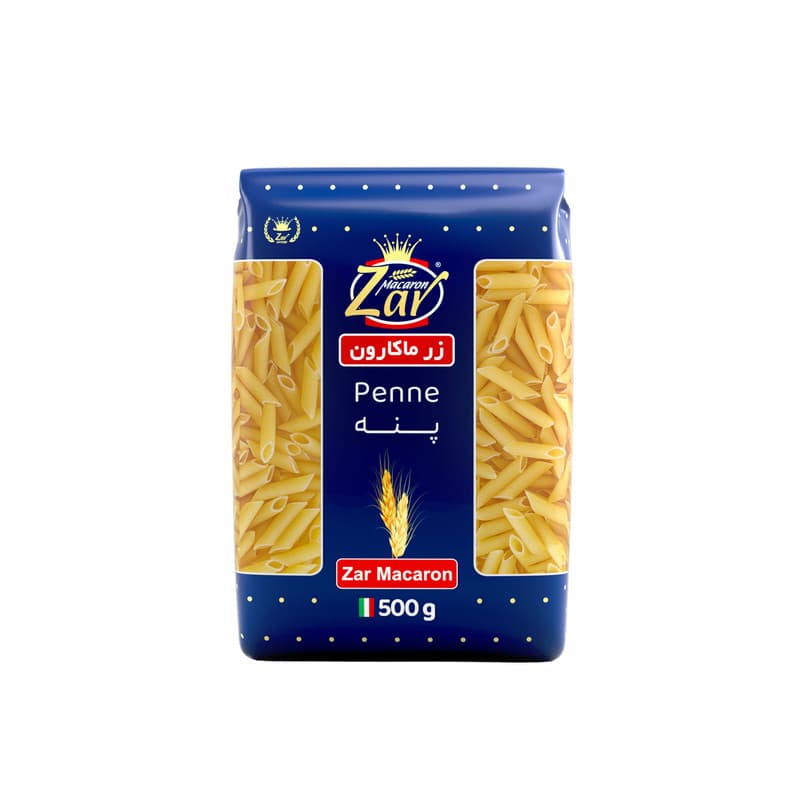 ماکارونی فرمی پنه 500گرمی زر