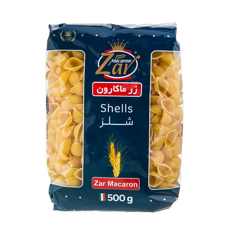 ماکارونی فرمی شلز500گرمی زر