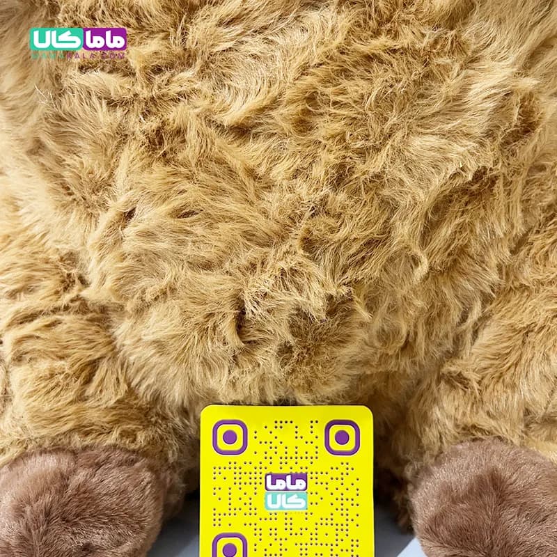 عروسک کاپی بارا با کلاه توت فرنگی 55 سانتیمتر — تصویر ۳