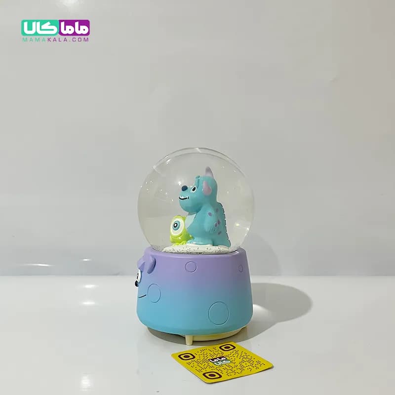 گوی کریستالی موزیکال سالیوان و مایک + رقص نور و برف شادی 20 سانتیمتر — تصویر ۸