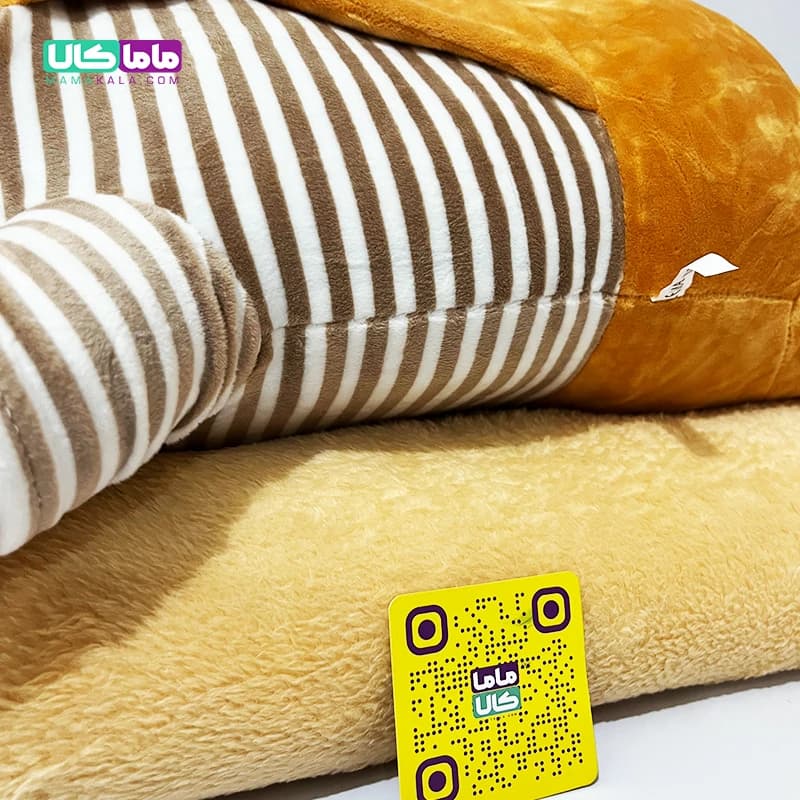 عروسک گاو پیشبندی بالشتی پتودار 60 سانتیمتر — تصویر ۵