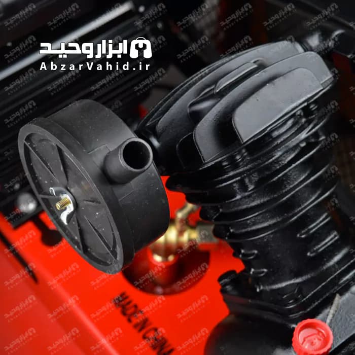 کمپرسور استریم 100 لیتری روغنی موتور کم صدا قدرتمند پر کردن در عرض 4:10 دقیقه مدل STREAM-3HP-V-0.25 — تصویر ۴