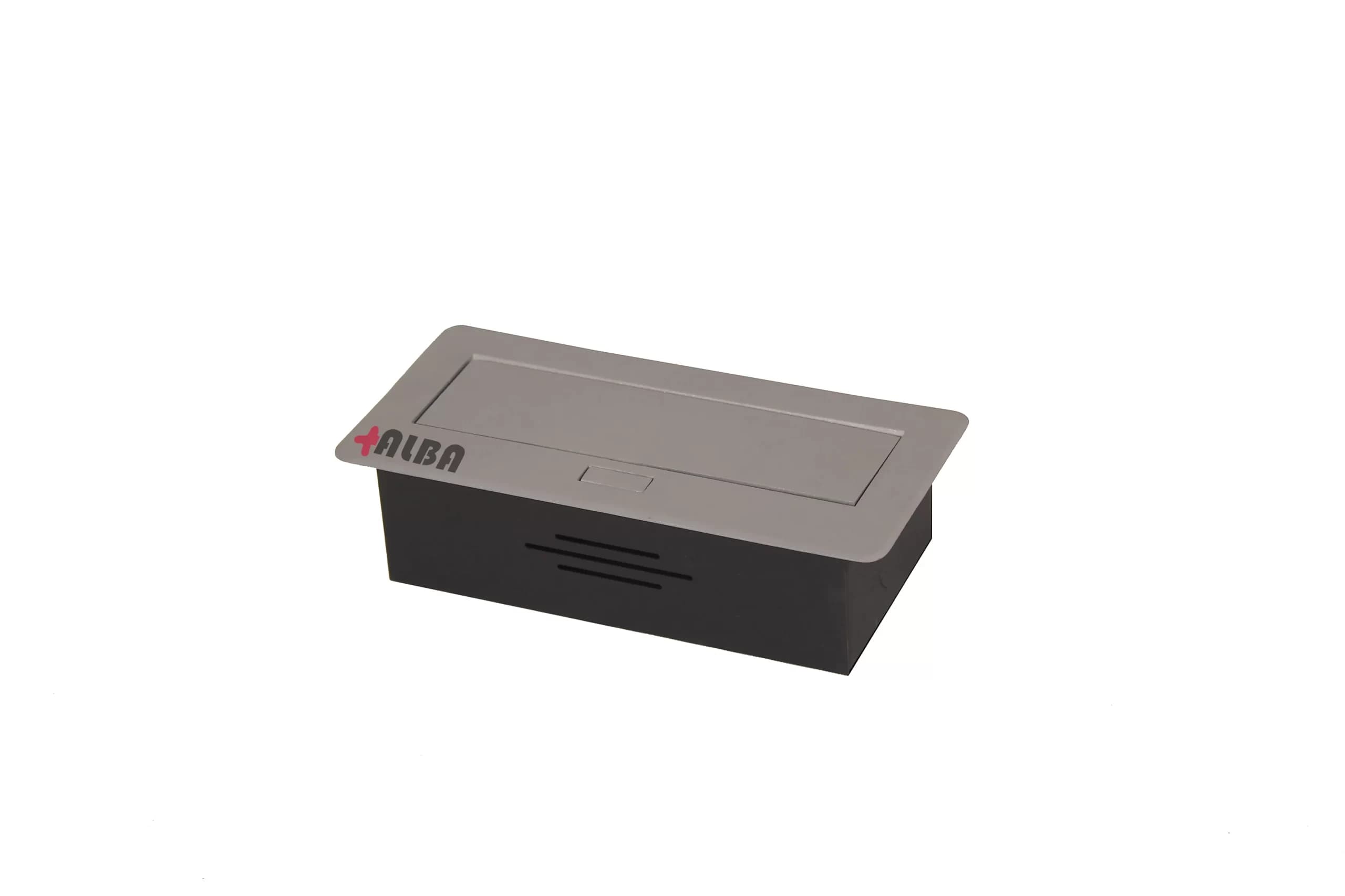 پریز تو کار دو سوکت دو usb برق آلبا — تصویر ۶