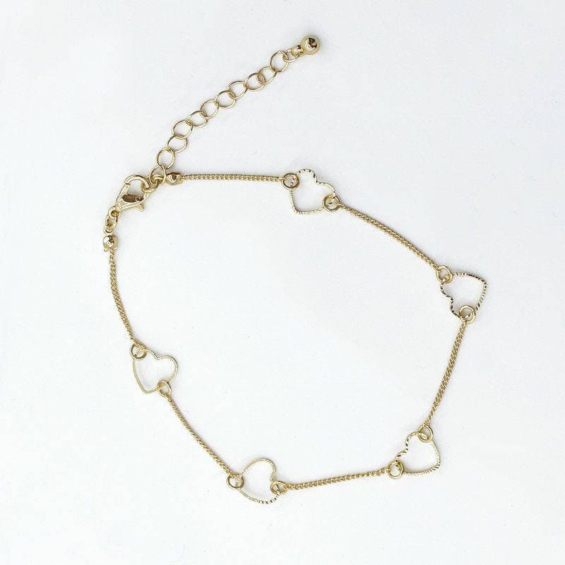 پابند زنانه طرح قلب ظریف طلایی برند اکسسورایز تحت لیسانس آلمان 236164 Accessories