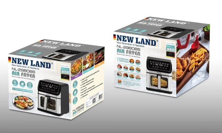 سرخ کن بدون روغن 8 لیتر نیولند مدل 2980 / NEWLAND 2980