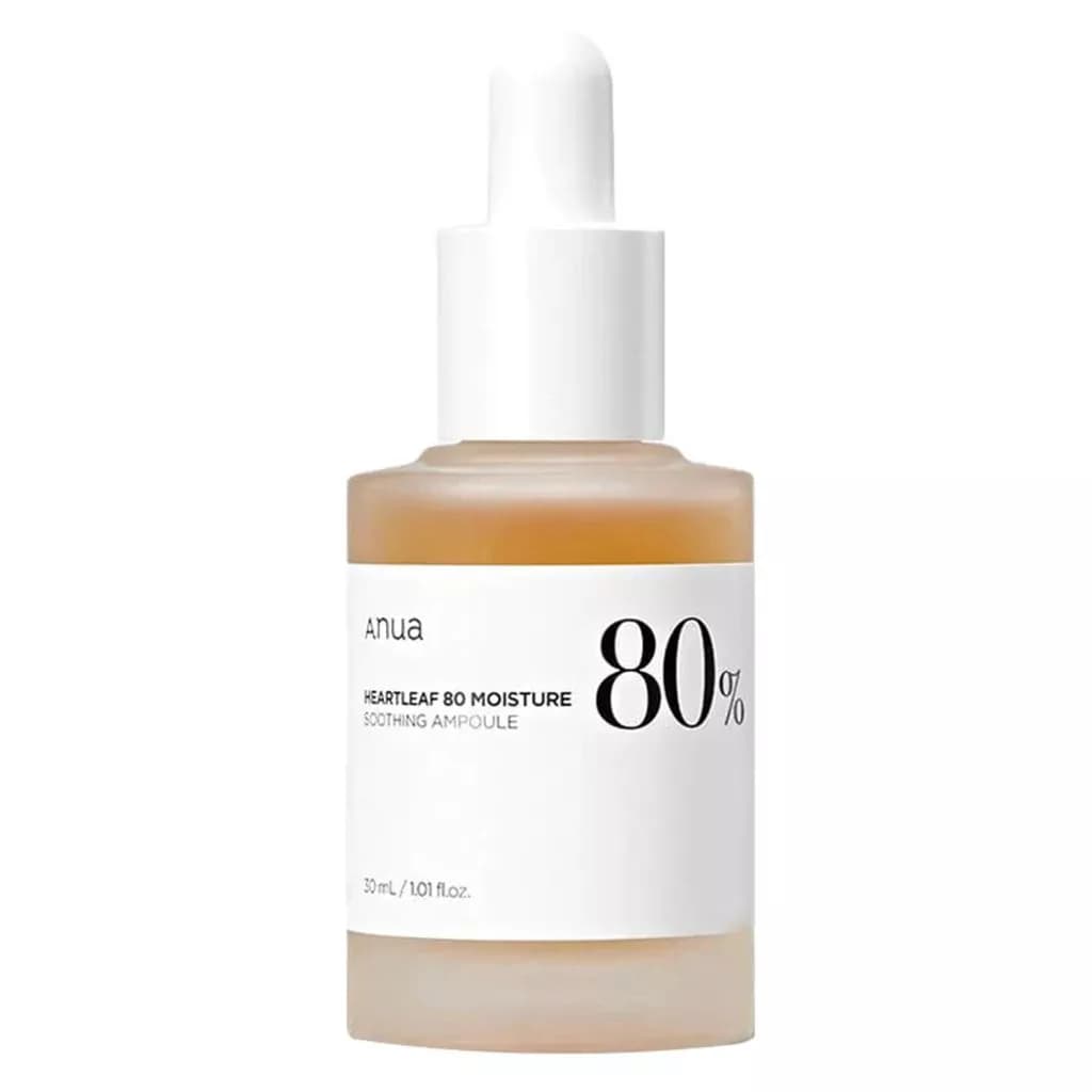 سرم ۸۰٪ هارتلیف آنوا | Anua Heartleaf 80% Moisture Soothing Ampoule