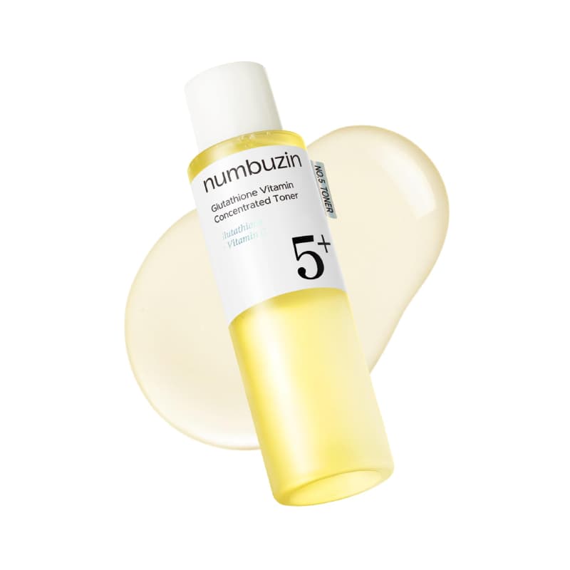 تونر روشن کننده و ضدلک شماره ۵ نامبوزین | Numbuzin No.5+ Glutathione Vitamin Concentrated Toner