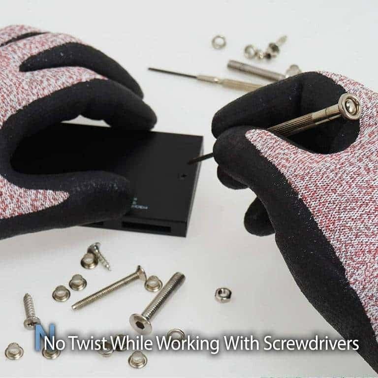 دستکش ایمنی ضد برش خارجی سطح 5 برند DEX FIT Cru553-3 اصل کره جنوبی — تصویر ۸