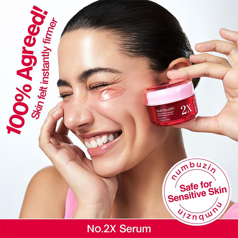 سرم حجم دهنده کلاژن و PDRN گل رز نامبوزین شماره 2 | NUMBUZIN ROSE PDRN COLLAGEN PLUMPING SERUM ROSE PDRN — تصویر ۵