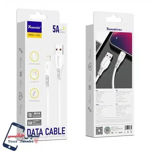 کابل شارژ آیفون Yosonda مدل D10 — تصویر ۲