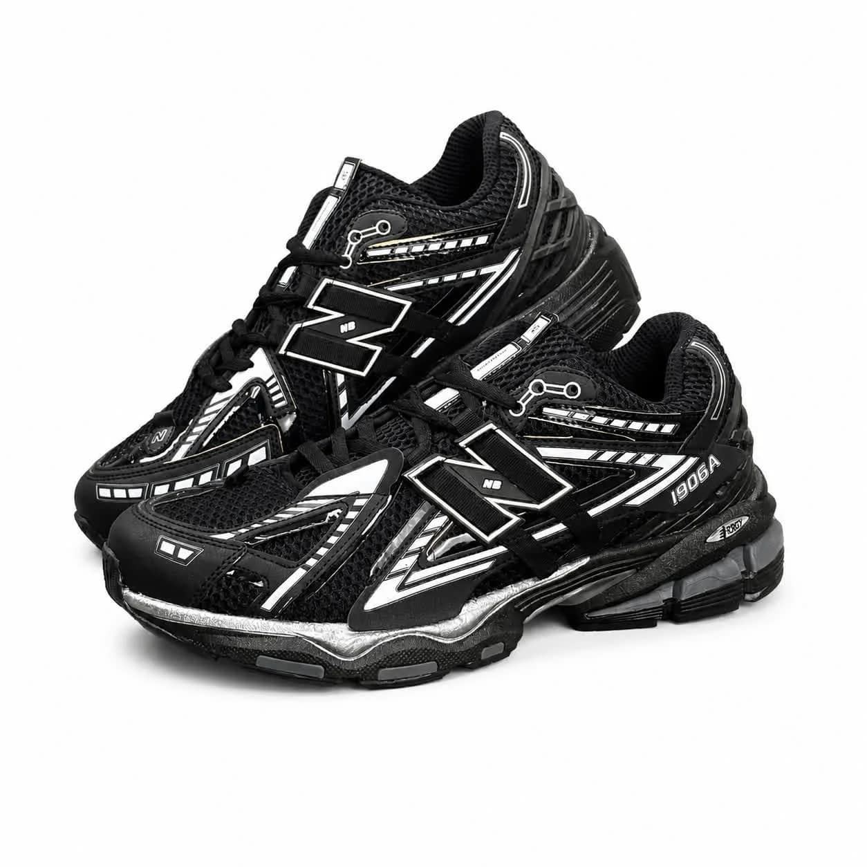 کتونی مردانه و بزرگ پا نیوبالانس 1906 مشکی 1906 New balance — تصویر ۲