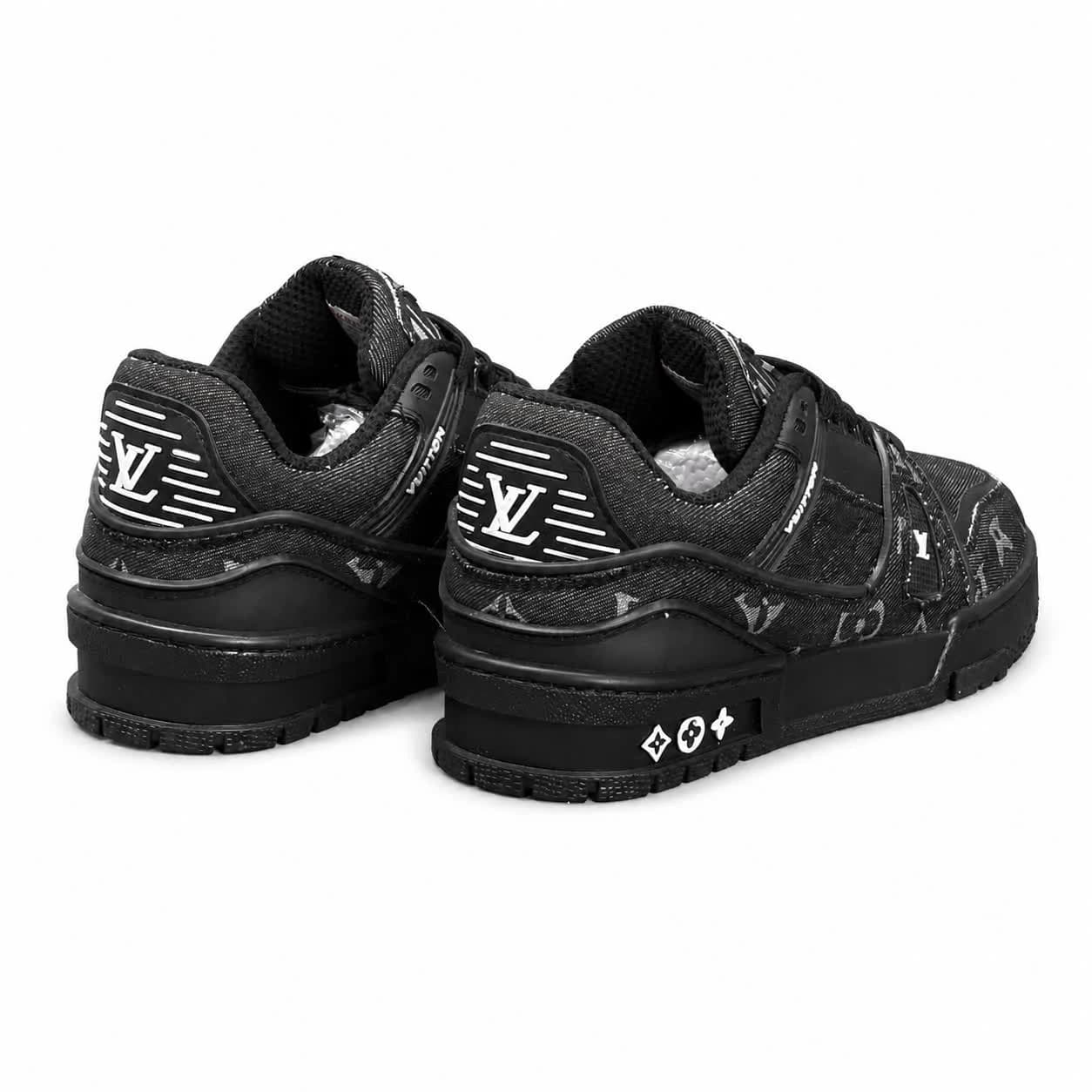 کفش کتانی مردانه مدل ونس لوی ویتون مشکی تمام Vans Louis Vuitton — تصویر ۵