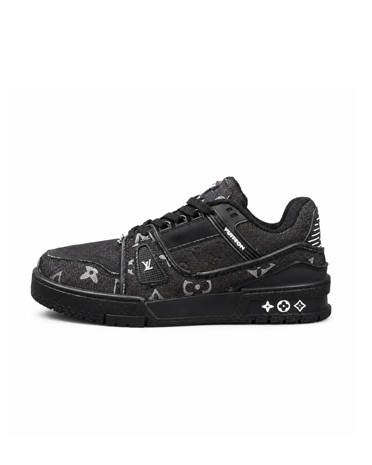 کفش کتانی مردانه مدل ونس لوی ویتون مشکی تمام Vans Louis Vuitton
