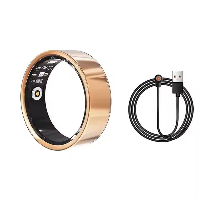 حلقه هوشمند Hot Da Rings D1 | پایش خواب و ضربان قلب، ضدآب IP68، شارژ مغناطیسی، سازگار با Android و iOS — تصویر ۷