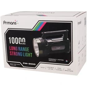 چراغ دستی شارژی Prmans PM-2600 — تصویر ۲