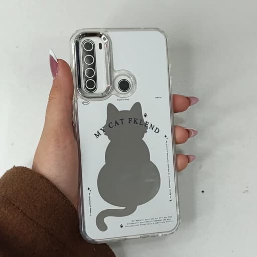 گارد گوشی Note 8 طرح آیینه ای فانتزی مدل گربه ای نوت 8 قاب و کاور