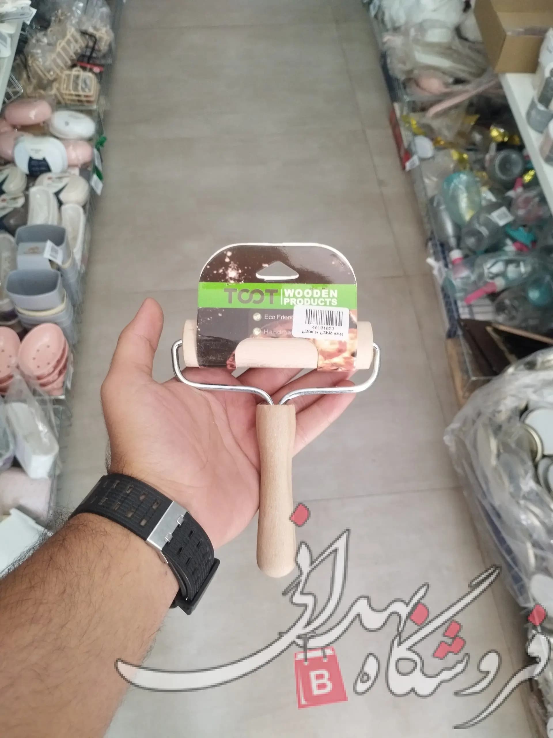 وردنه غلطکی 10سانتی — تصویر ۲