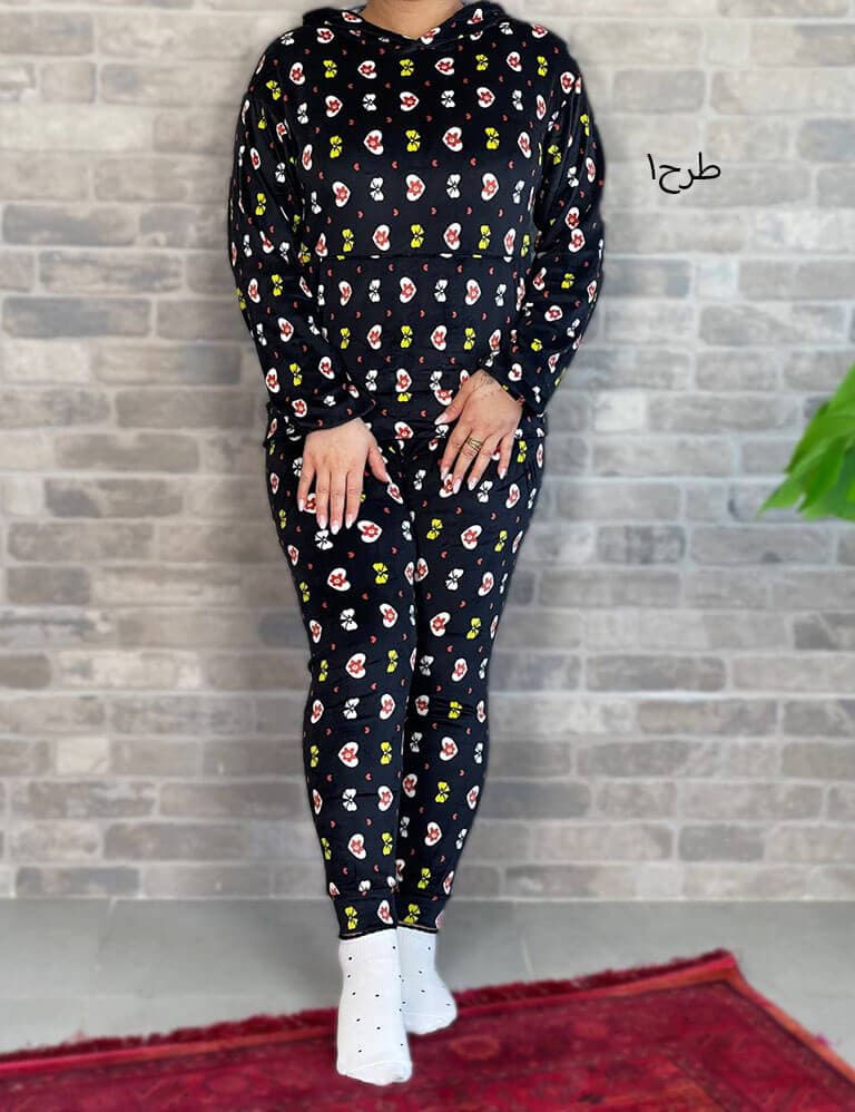 ست هودی و شلوار نیکا کد : 09002 — تصویر ۳