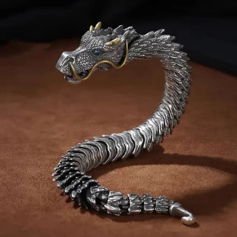 دستبند مردانه مدل Dragon کد 01 — تصویر ۴