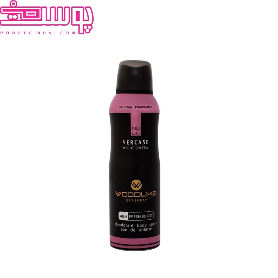 اسپری وودلایک مدل ورساچه Deodorant Body Spray Woodlike Vercase — تصویر ۲