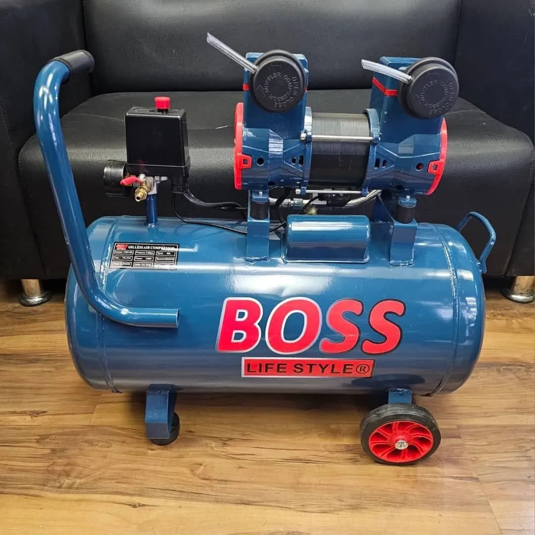 کمپرسور ۵۰ لیتر بی صدا (سایلنت) باس مدل 50L — تصویر ۲