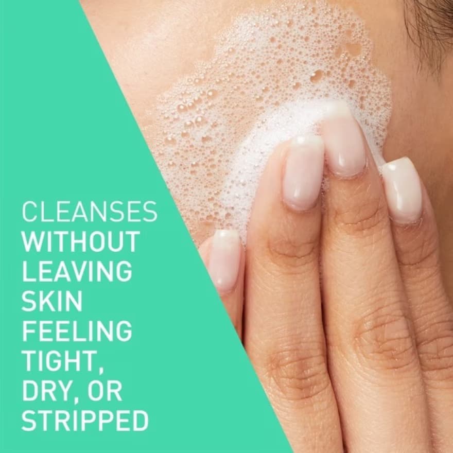 فوم شستشوی سراوی CeraVe مدل Foaming Cleanser – مناسب پوستهای نرمال تا چرب | حجم 236 میلیلیتر — تصویر ۳