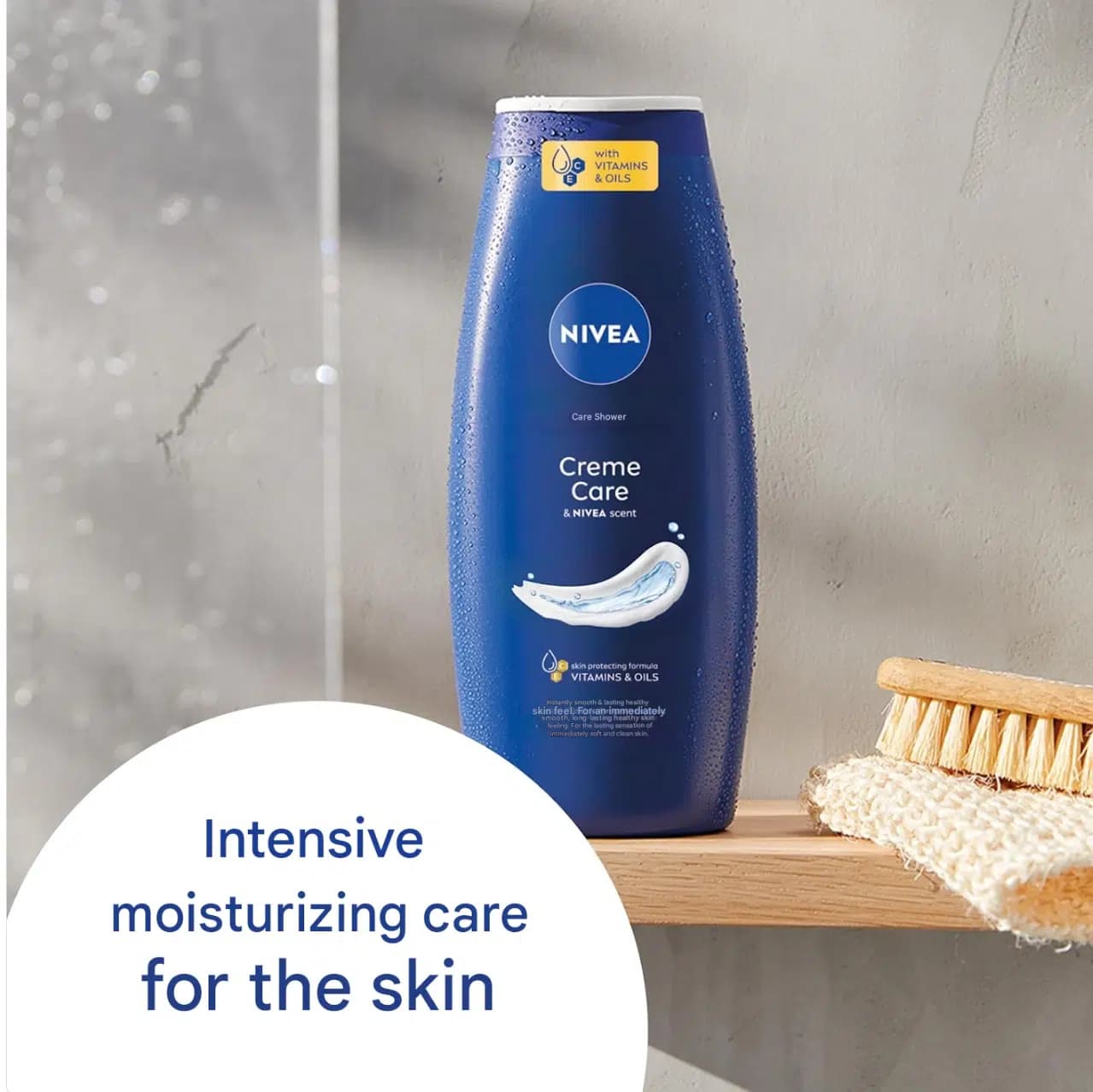 شامپو بدن کرمی نیوآ مدل Creme Care | حجم 500 میل — تصویر ۳