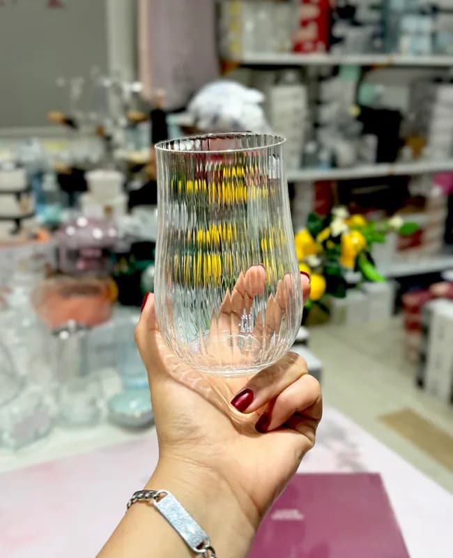 لیوان کریستال 6 تایی TULIPA کد TULIPA-450 — تصویر ۲