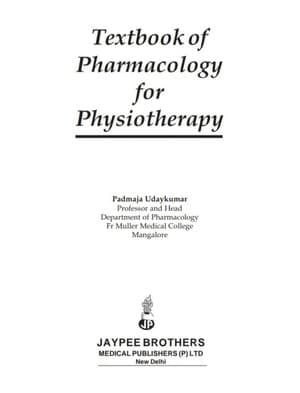 دانلود کتاب Textbook of Pharmacology for Physiotherapy