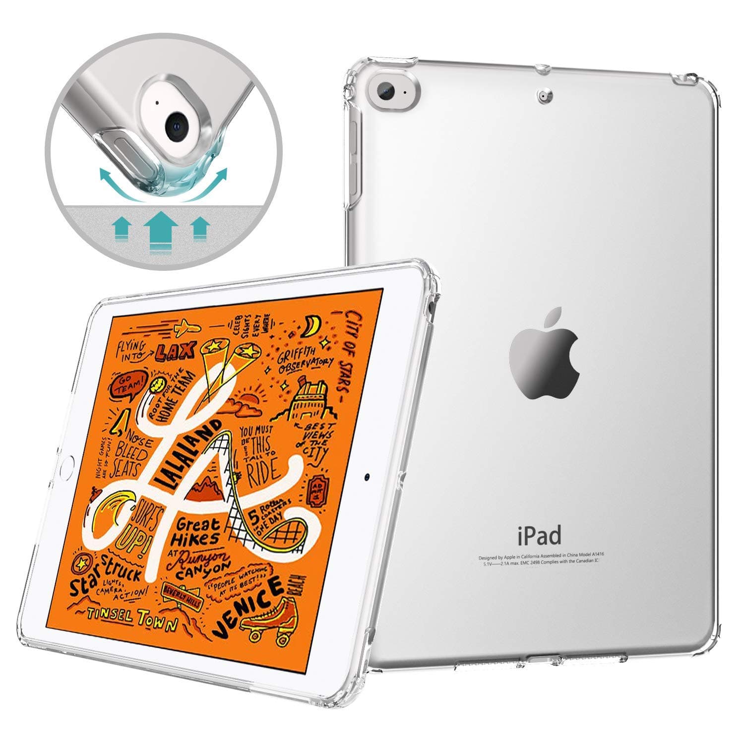 کاور مدل Abag مناسب برای تبلت اپل Ipad Mini 1/2/3/4/5/7.9 — تصویر ۳