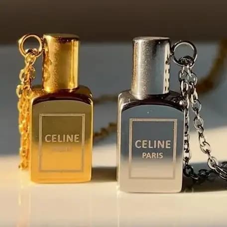 گردنبند و آویز زنانه و دخترانه استیل عطر یار عشق ضد حساسیت رنگ ثابت کد amp