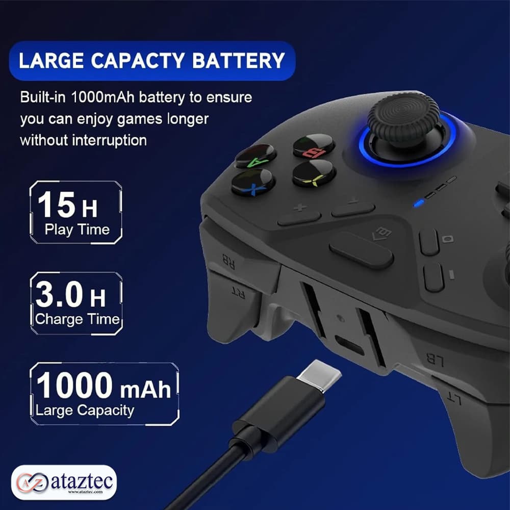دسته بازی MB-s820 مدل mingpin | عملکرد Burst Turbo | با بلوتوث 5.0 — تصویر ۴