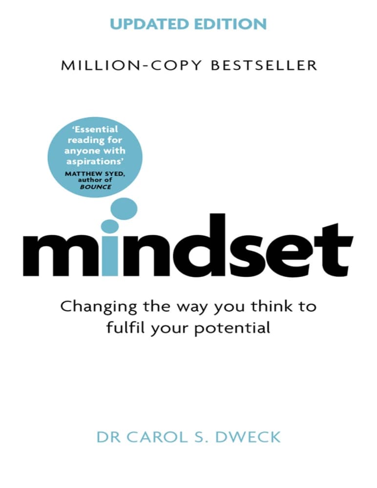 کتاب Changing the Way You Think to Fulfill Your Potential (تغییر شیوه اندیشیدن برای شکوفایی تواناییها) نسخه انگلیسی PDF | دکتر کارول اس. دوک