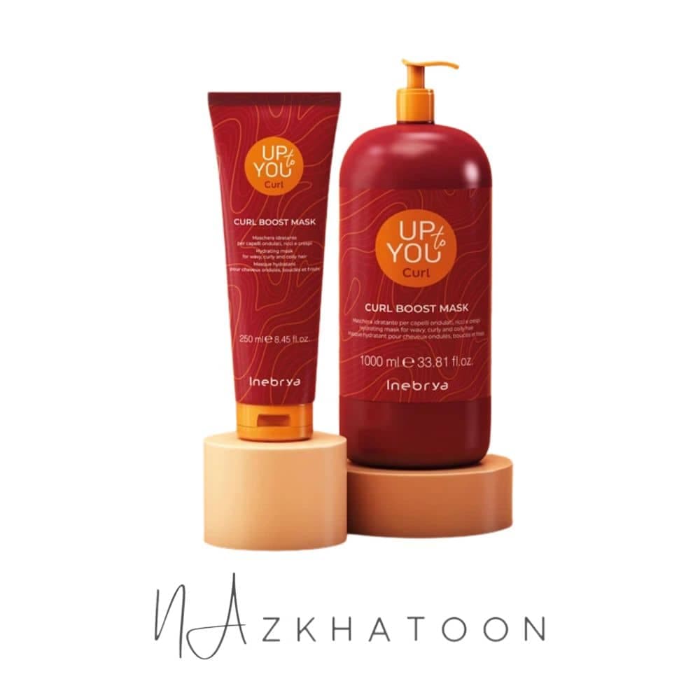 اینبریا ماسک مخصوص موی فر کرلی بوست 1000میل | Inebrya Curl Boost Mask — تصویر ۲