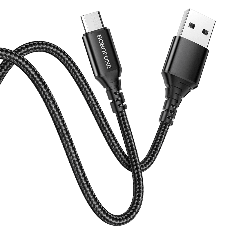کابل شارژ USB-A به MICRO USB بروفون مدل BX54 طول 1 متر — تصویر ۴